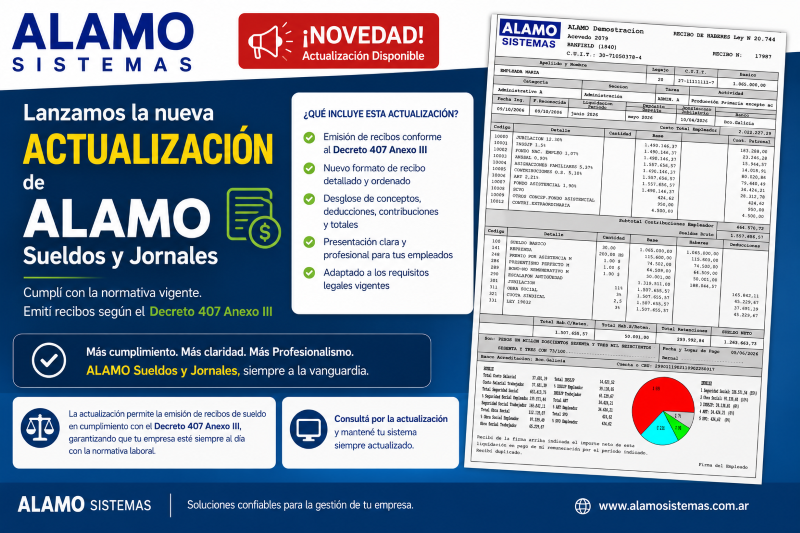 Nuevo ALAMO Sueldos y Jornales